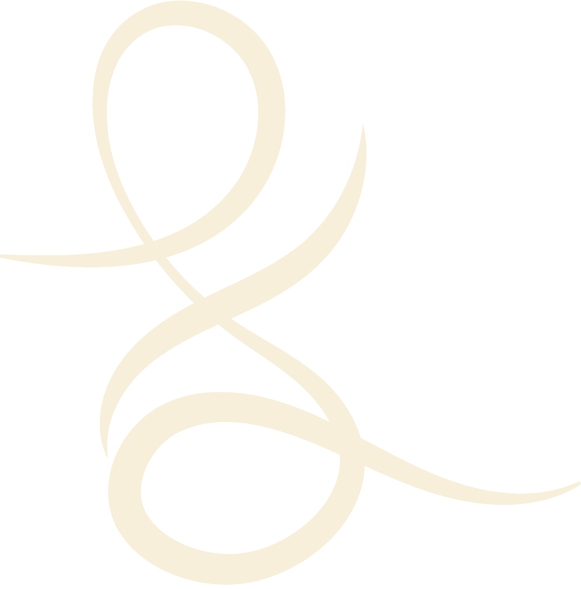 small off white SL logo in top left corner