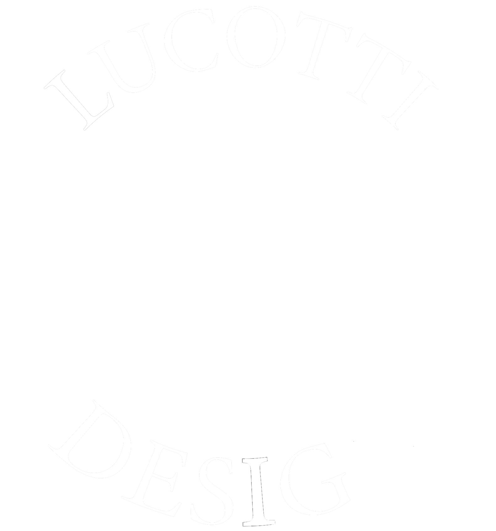  black Lucotti design 2025 textography formed around my SL logo displayed at the top of the page